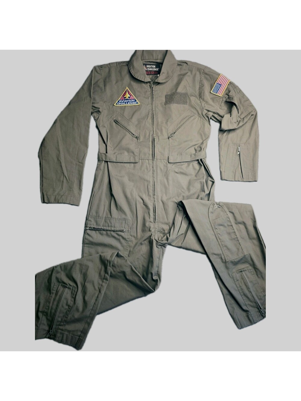 NASA Space Camp Aviation Challenge Flight Suit Jumpsuit Patches Youth 18 XL